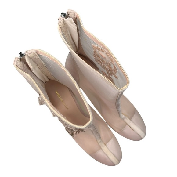 Avec Les Filles A Story Told By Azria Reagan Close Toe Mid-Calf Ankle Boot In 9M - Picture 5 of 7